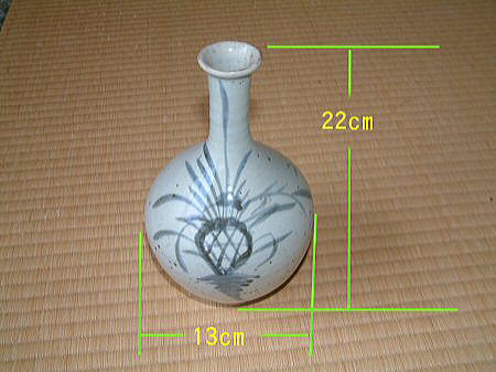 コレクション とっくり⑤ 古伊万里 染付 花瓶 大徳利 徳利⑤